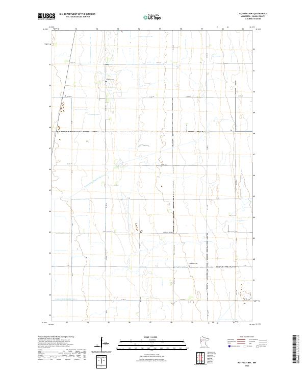 USGS Topographic Map – Rothsay NW