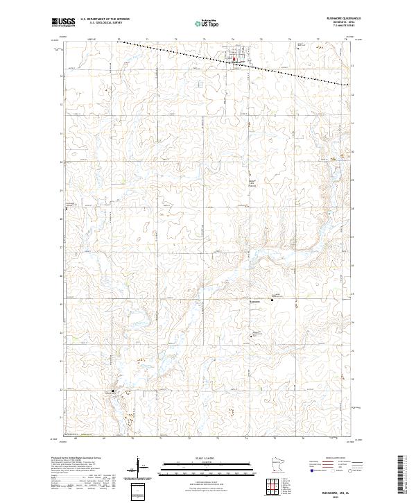 USGS Topographic Map – Rushmore