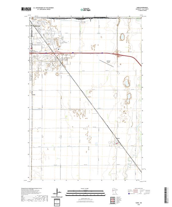 USGS Topographic Map – Sabin