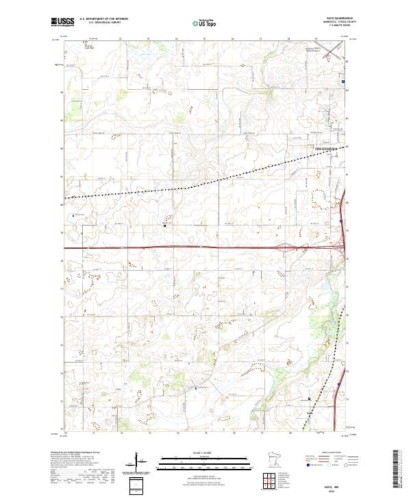 USGS Topographic Map – Saco