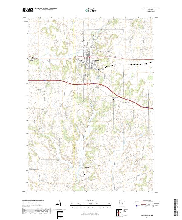 USGS Topographic Map – Saint Charles