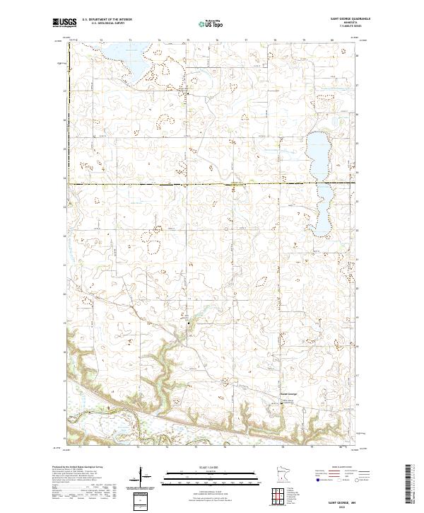 USGS Topographic Map – Saint George