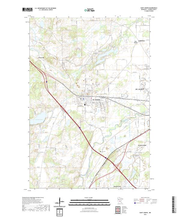 USGS Topographic Map – Saint Joseph