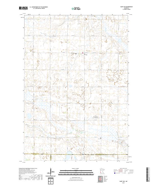 USGS Topographic Map – Saint Leo