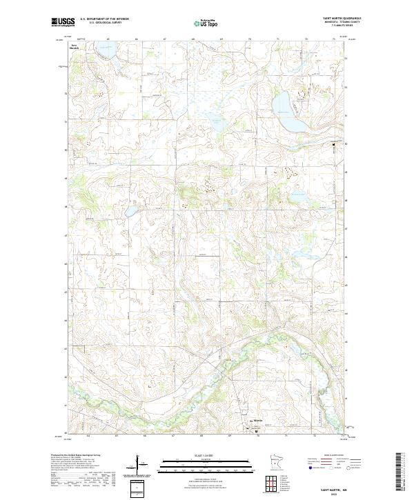 USGS Topographic Map – Saint Martin