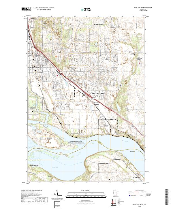USGS Topographic Map – Saint Paul Park