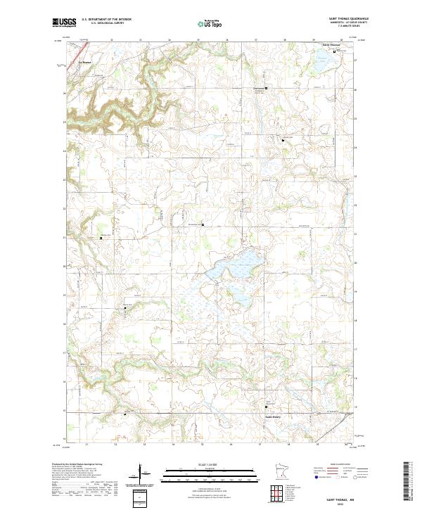 USGS Topographic Map – Saint Thomas