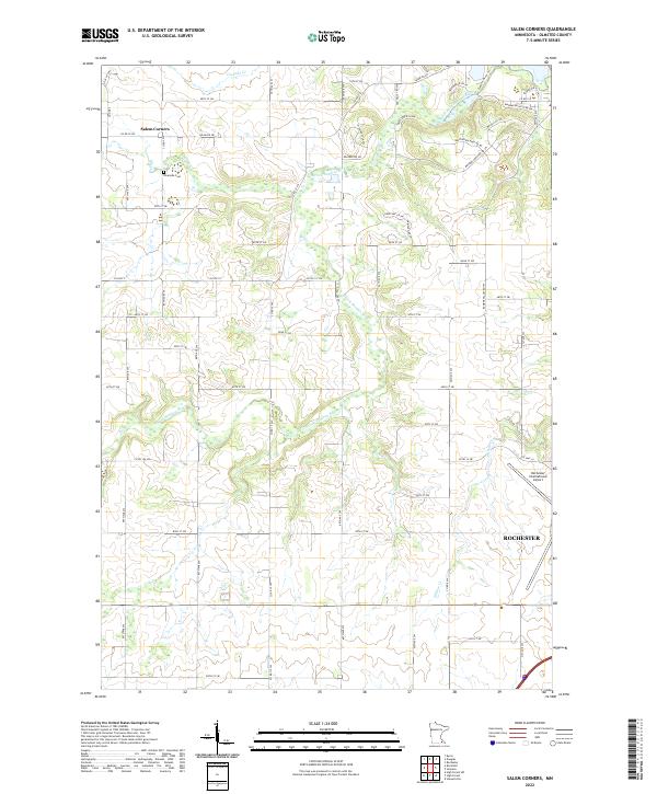 USGS Topographic Map – Salem Corners