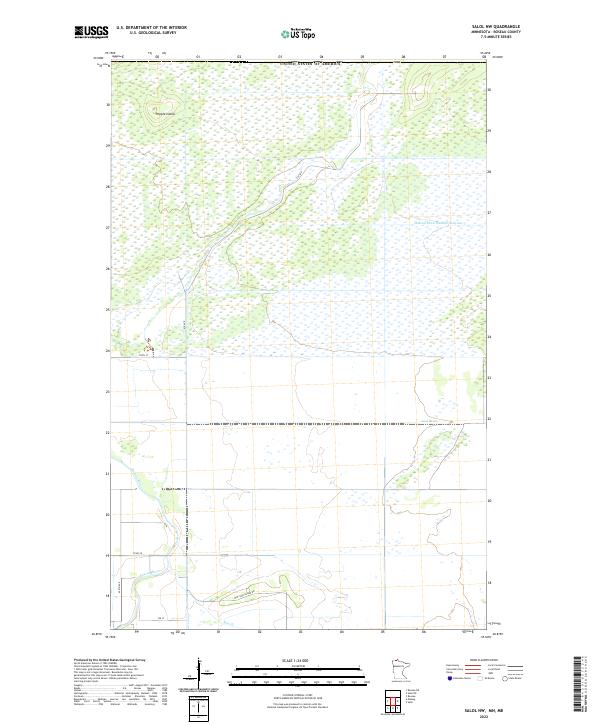 USGS Topographic Map – Salol NW