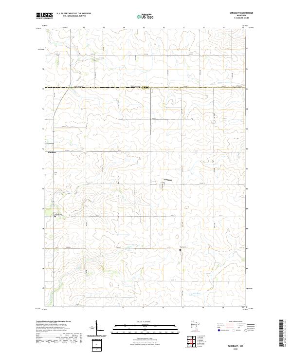 USGS Topographic Map – Sargeant