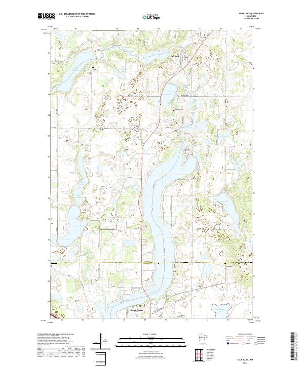 USGS Topographic Map – Sauk Lake