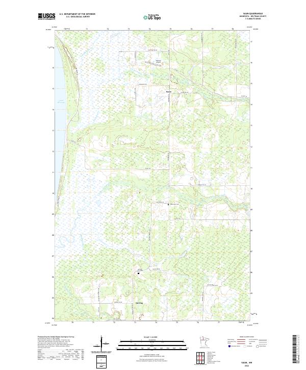 USGS Topographic Map – Saum
