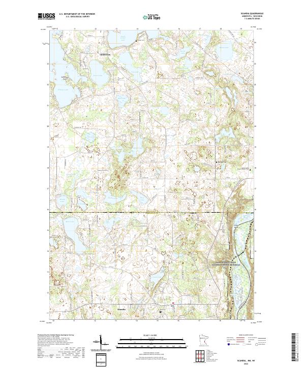 USGS Topographic Map – Scandia