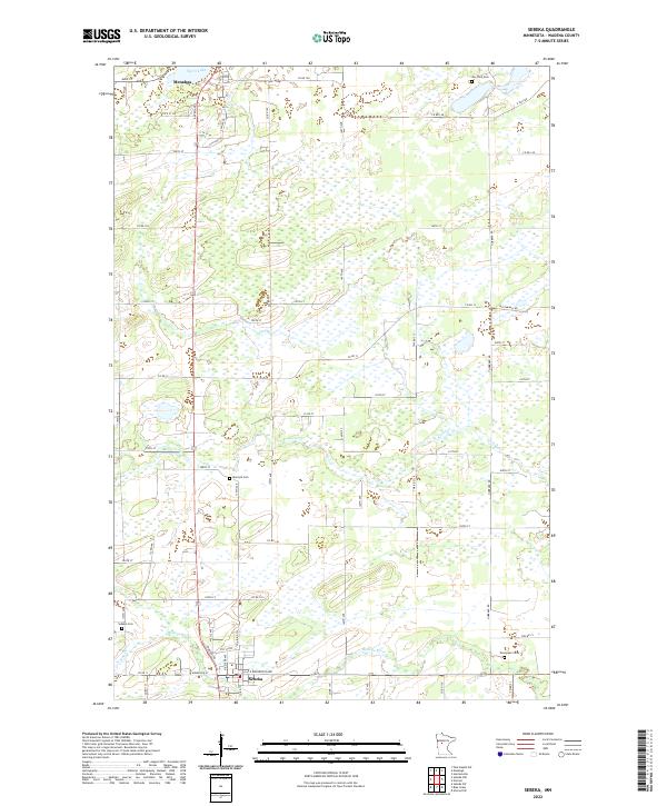 USGS Topographic Map – Sebeka