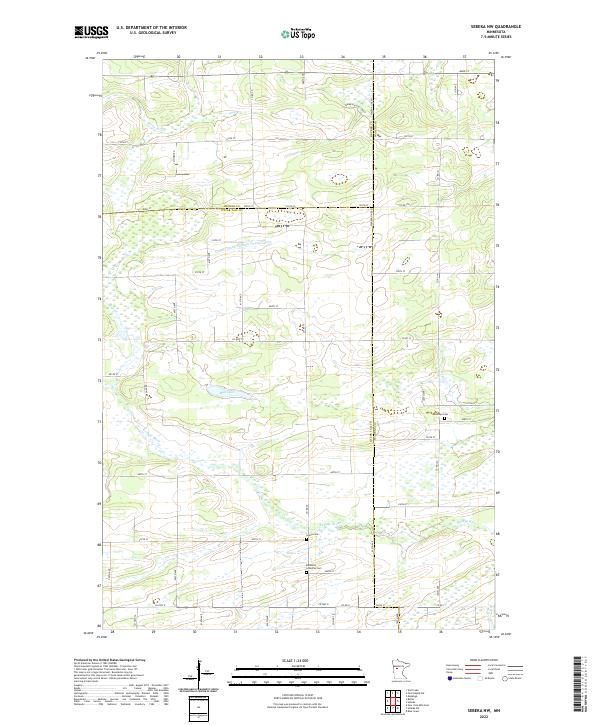 USGS Topographic Map – Sebeka NW