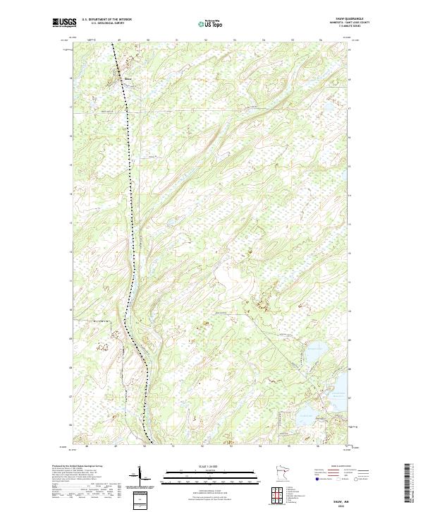 USGS Topographic Map – Shaw