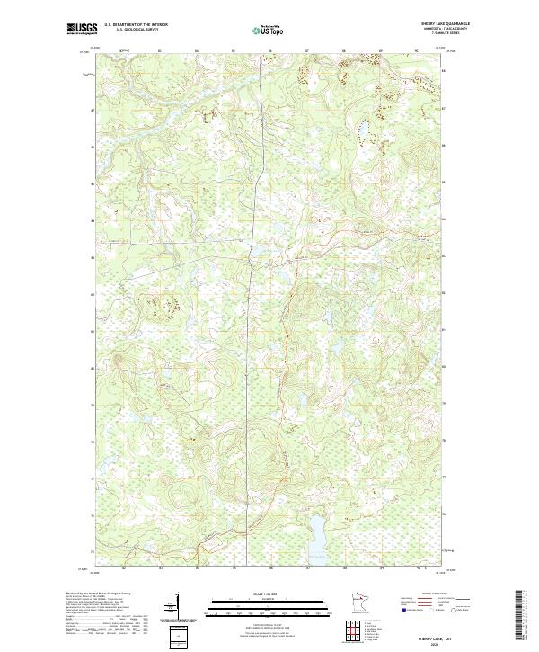 USGS Topographic Map – Sherry Lake