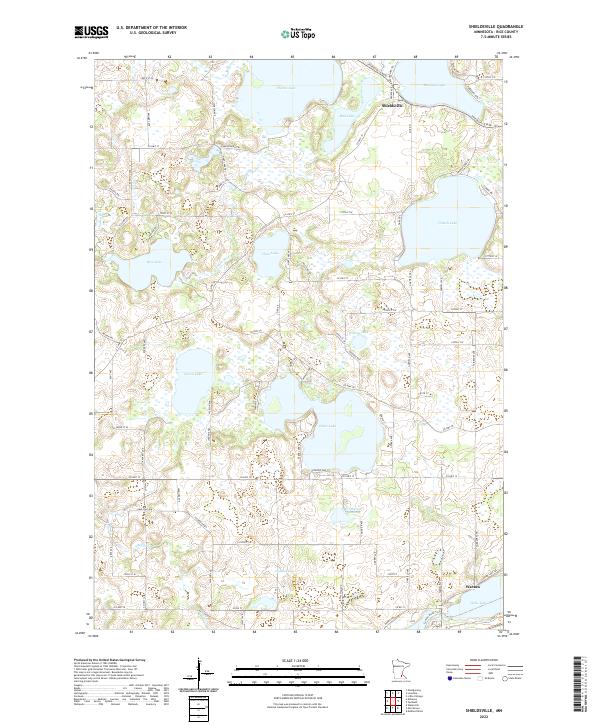 USGS Topographic Map – Shieldsville
