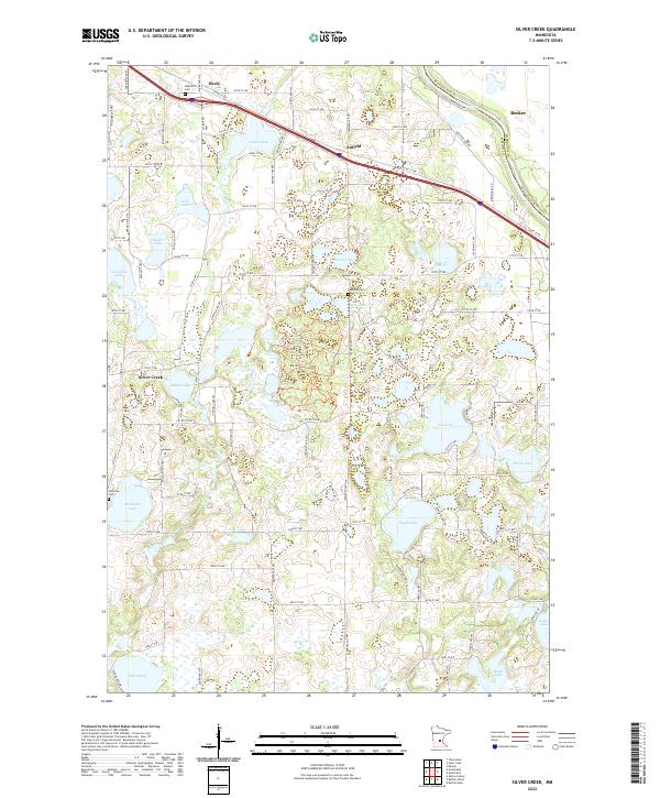 USGS Topographic Map – Silver Creek