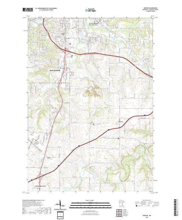 USGS Topographic Map – Simpson