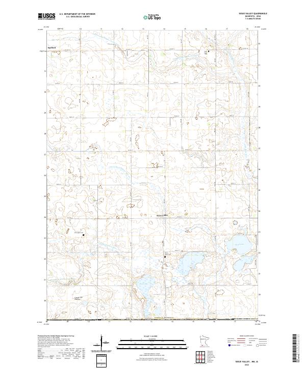 USGS Topographic Map – Sioux Valley