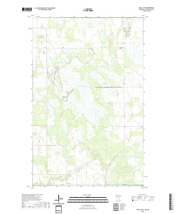 USGS Topographic Map – Skull Lake