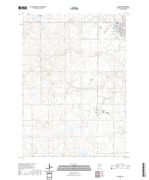 USGS Topographic Map – Slayton