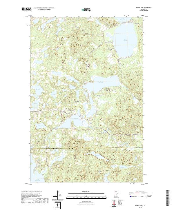 USGS Topographic Map – Snider Lake