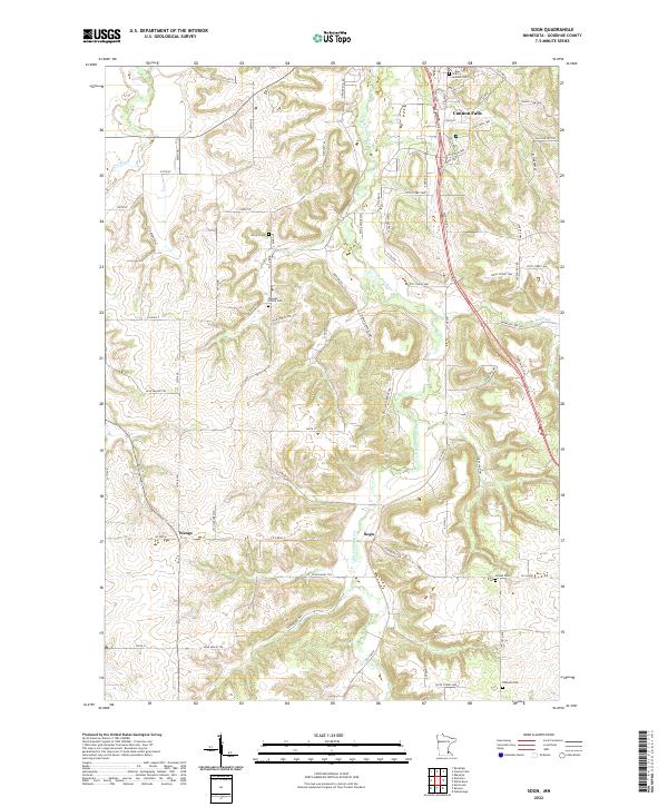 USGS Topographic Map – Sogn
