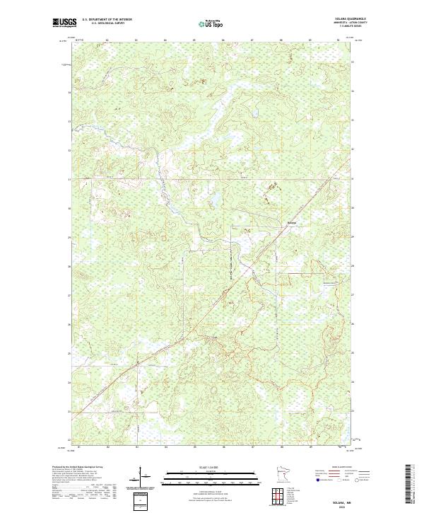 USGS Topographic Map – Solana