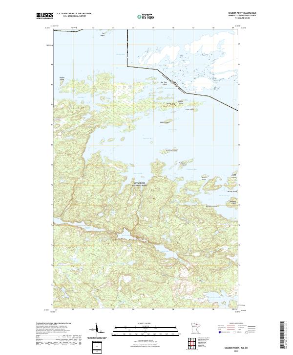 USGS Topographic Map – Soldier Point