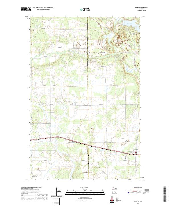 USGS Topographic Map – Solway