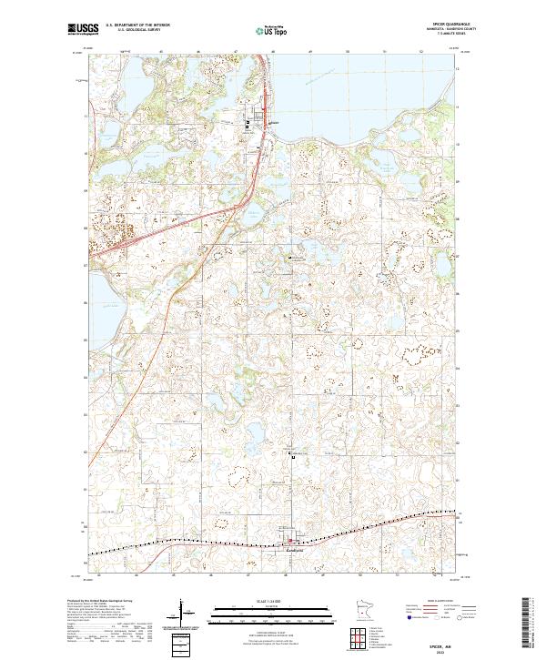 USGS Topographic Map – Spicer
