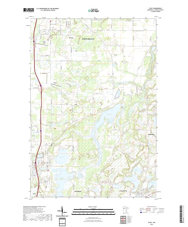 USGS Topographic Map – Stacy