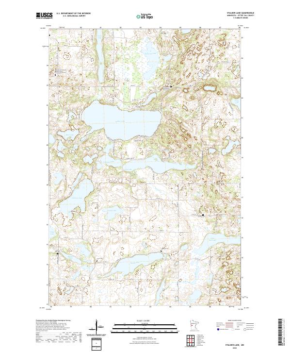 USGS Topographic Map – Stalker Lake