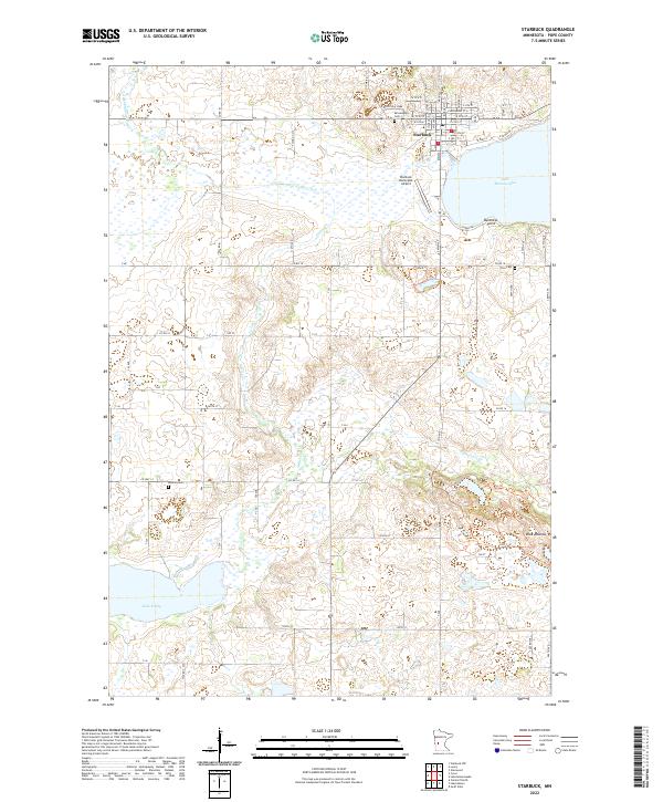 USGS Topographic Map – Starbuck