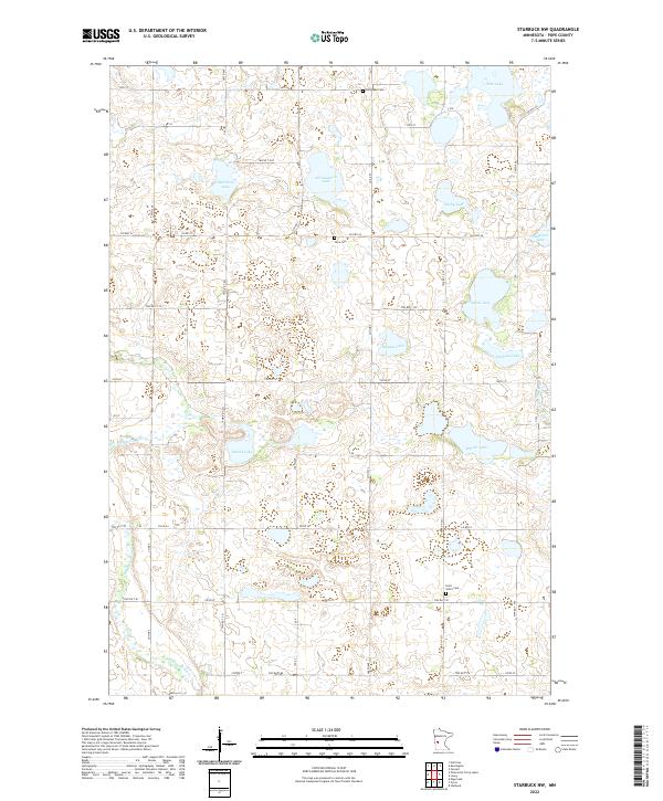 USGS Topographic Map – Starbuck NW