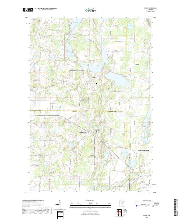 USGS Topographic Map – Stark
