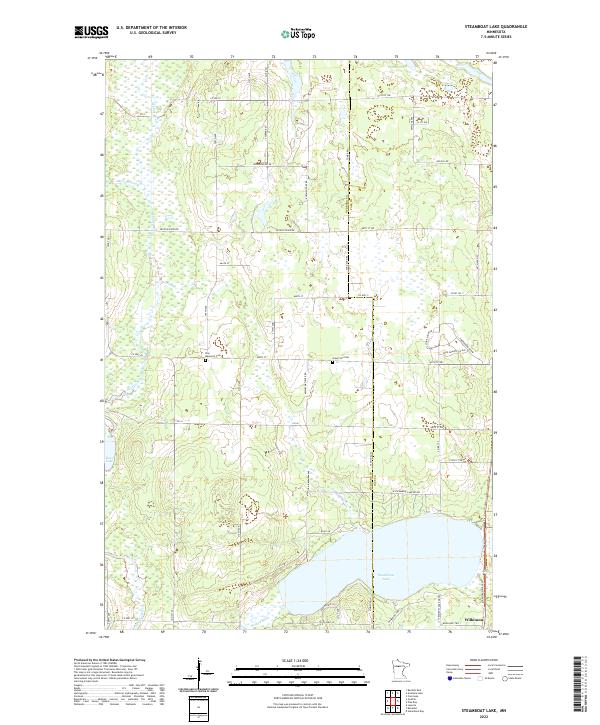USGS Topographic Map – Steamboat Lake