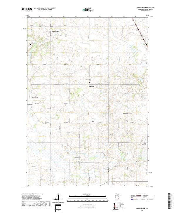 USGS Topographic Map – Steele Center