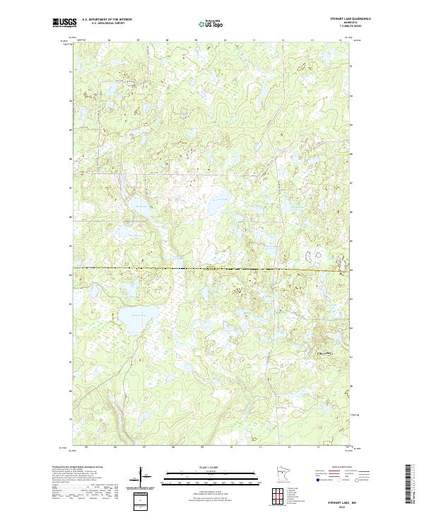 USGS Topographic Map – Stewart Lake