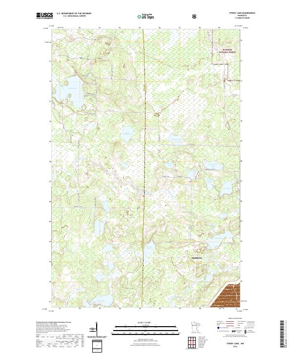 USGS Topographic Map – Stingy Lake