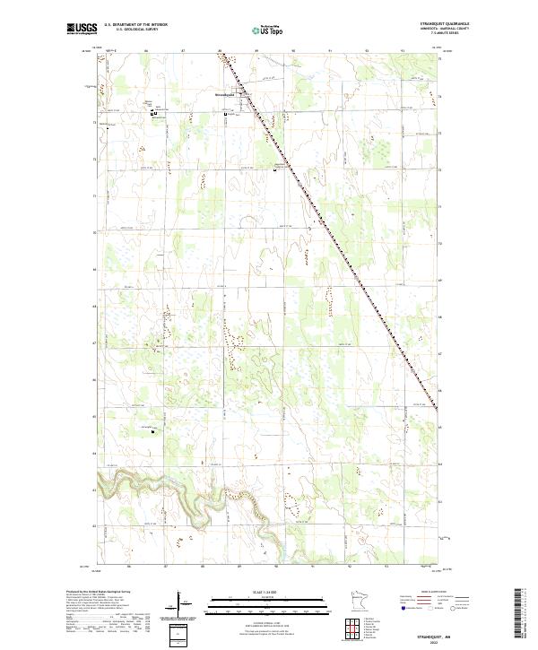 USGS Topographic Map – Strandquist
