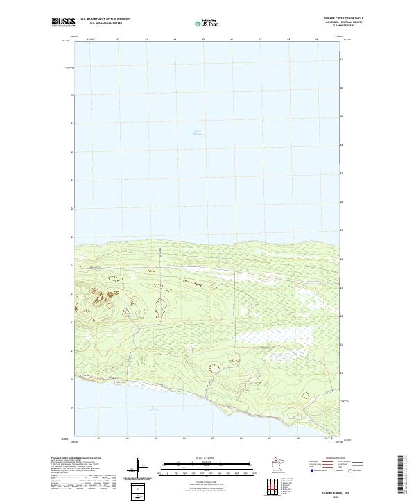 USGS Topographic Map – Sucker Creek