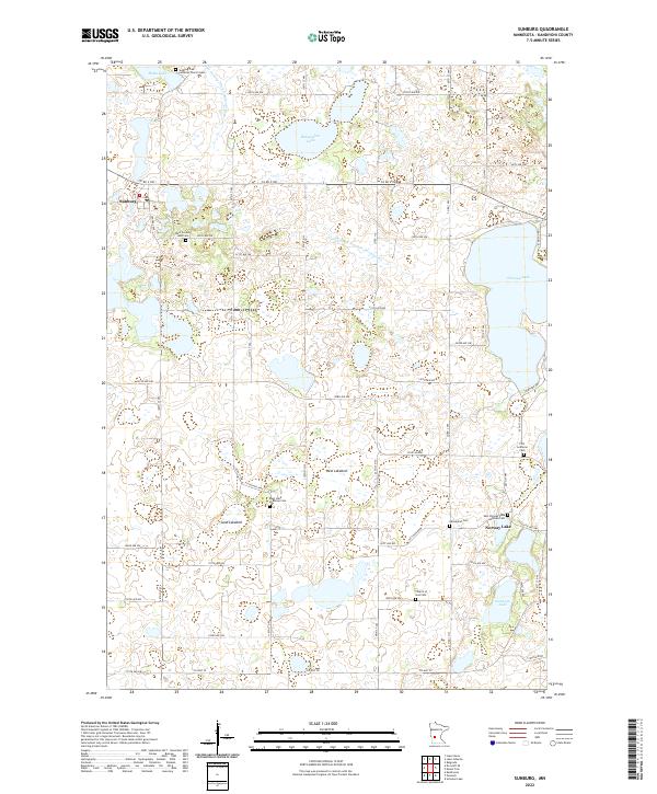 USGS Topographic Map – Sunburg