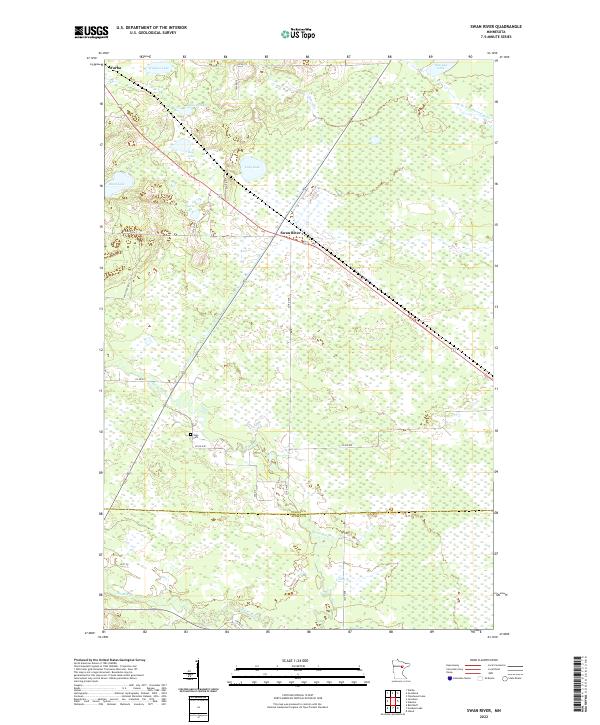 USGS Topographic Map – Swan River