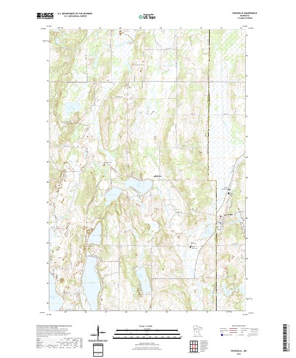 USGS Topographic Map – Swanville