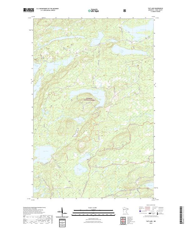 USGS Topographic Map – Tait Lake