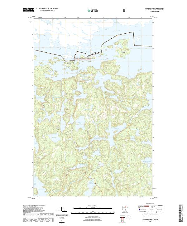 USGS Topographic Map – Takucmich Lake