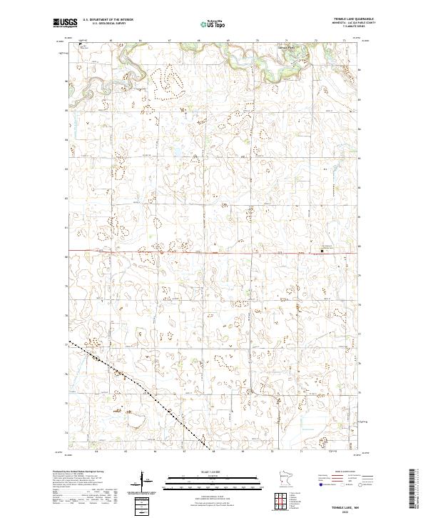 USGS Topographic Map – Tenmile Lake